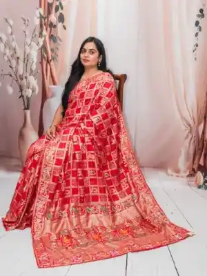 RAJWADI BANDHEJ SAREE