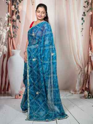 ROYAL GEORGETTE BLUE