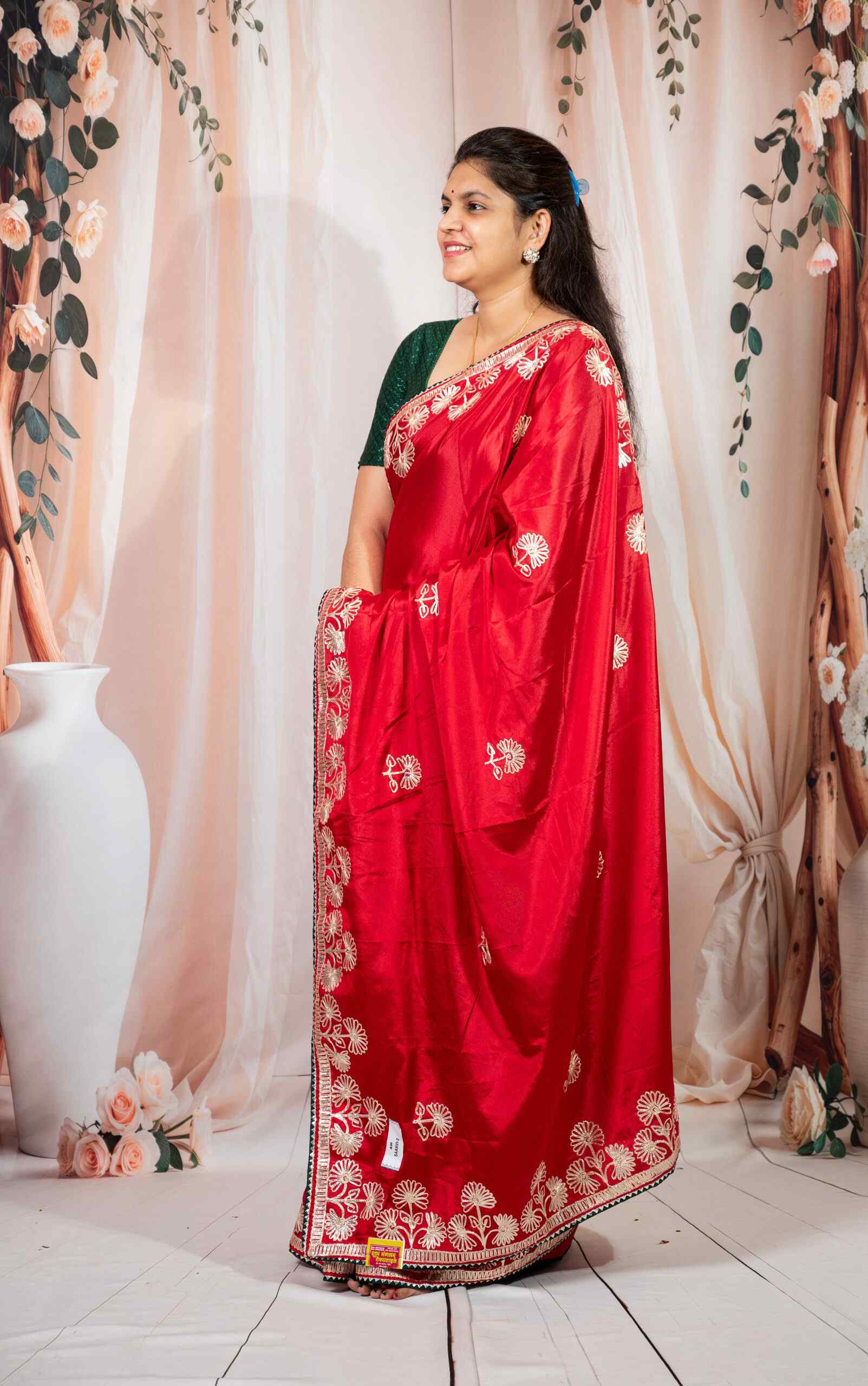 Chinon Silk Saree Online