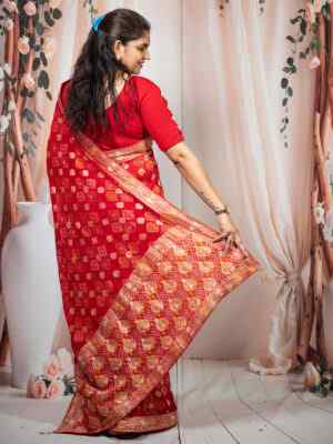 Red Georgette Saree Online