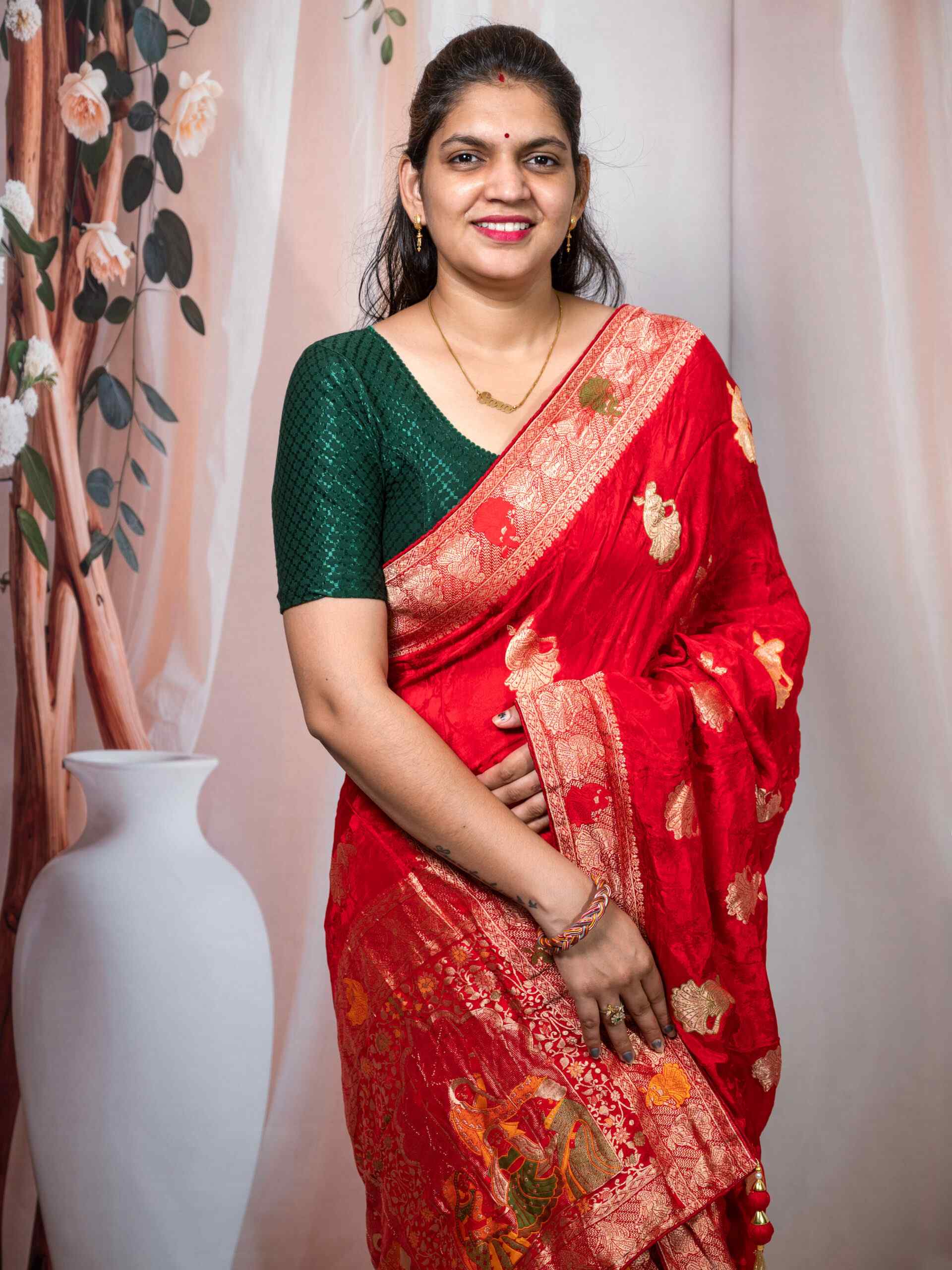 Jacquard Weaving Saree