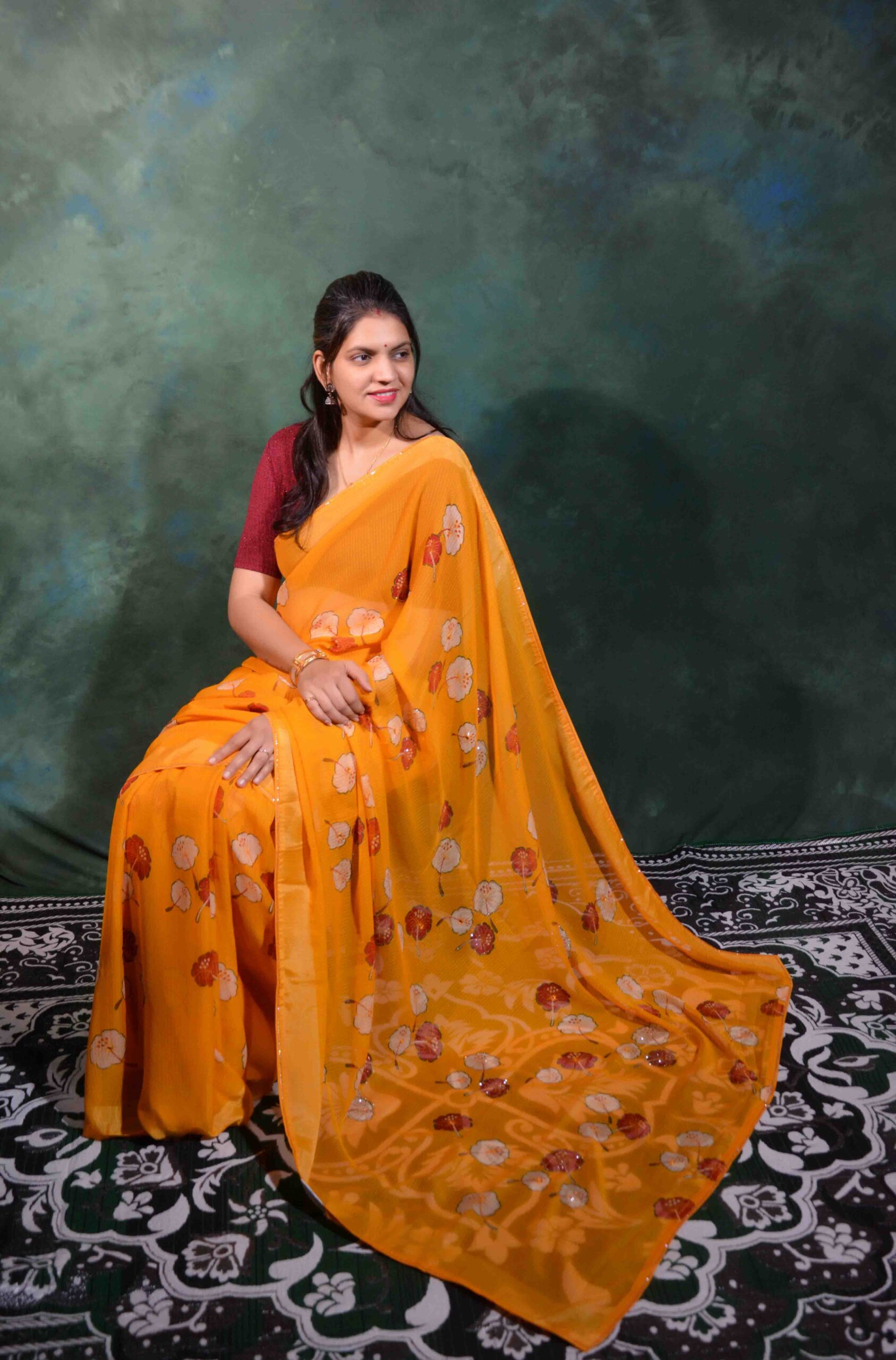 Floral Saree for Women