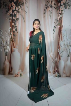 Stone Work Saree