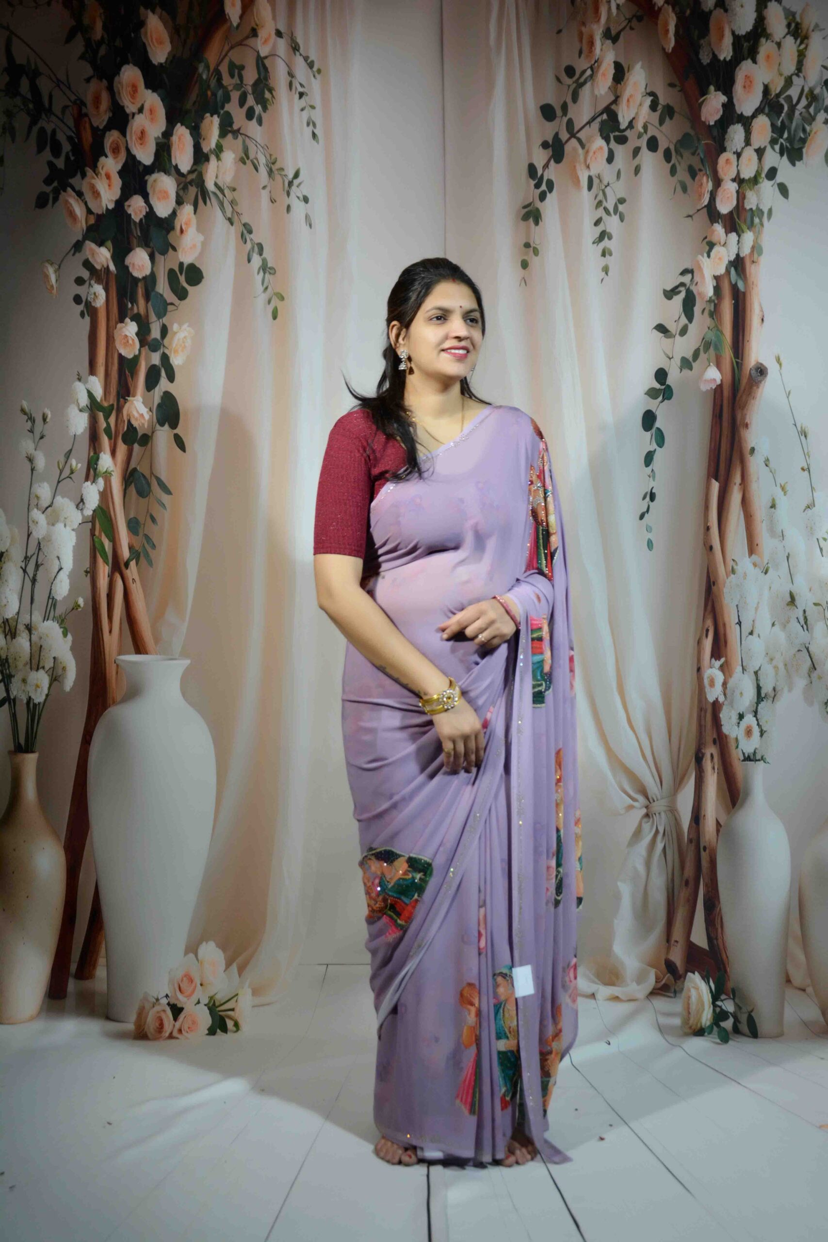 Traditional Printed Saree