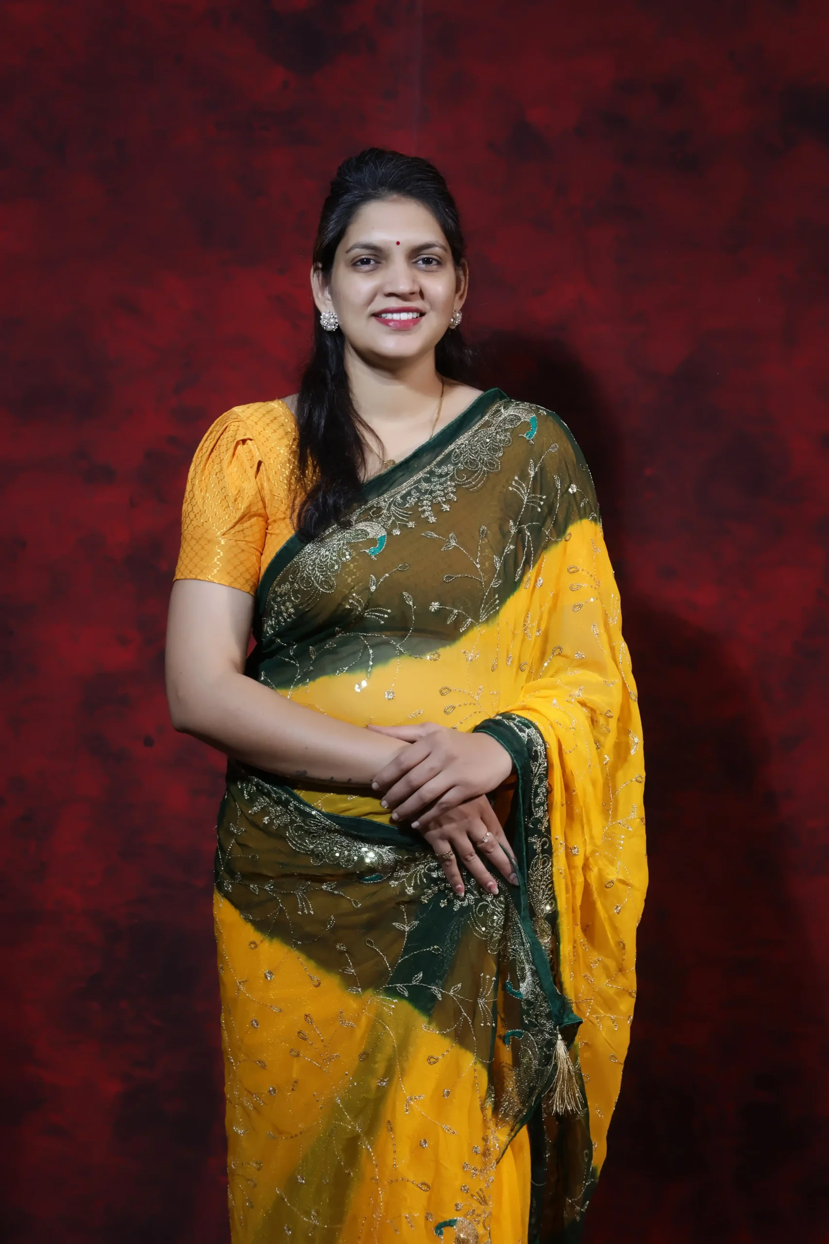 Simmer Fabric Saree
