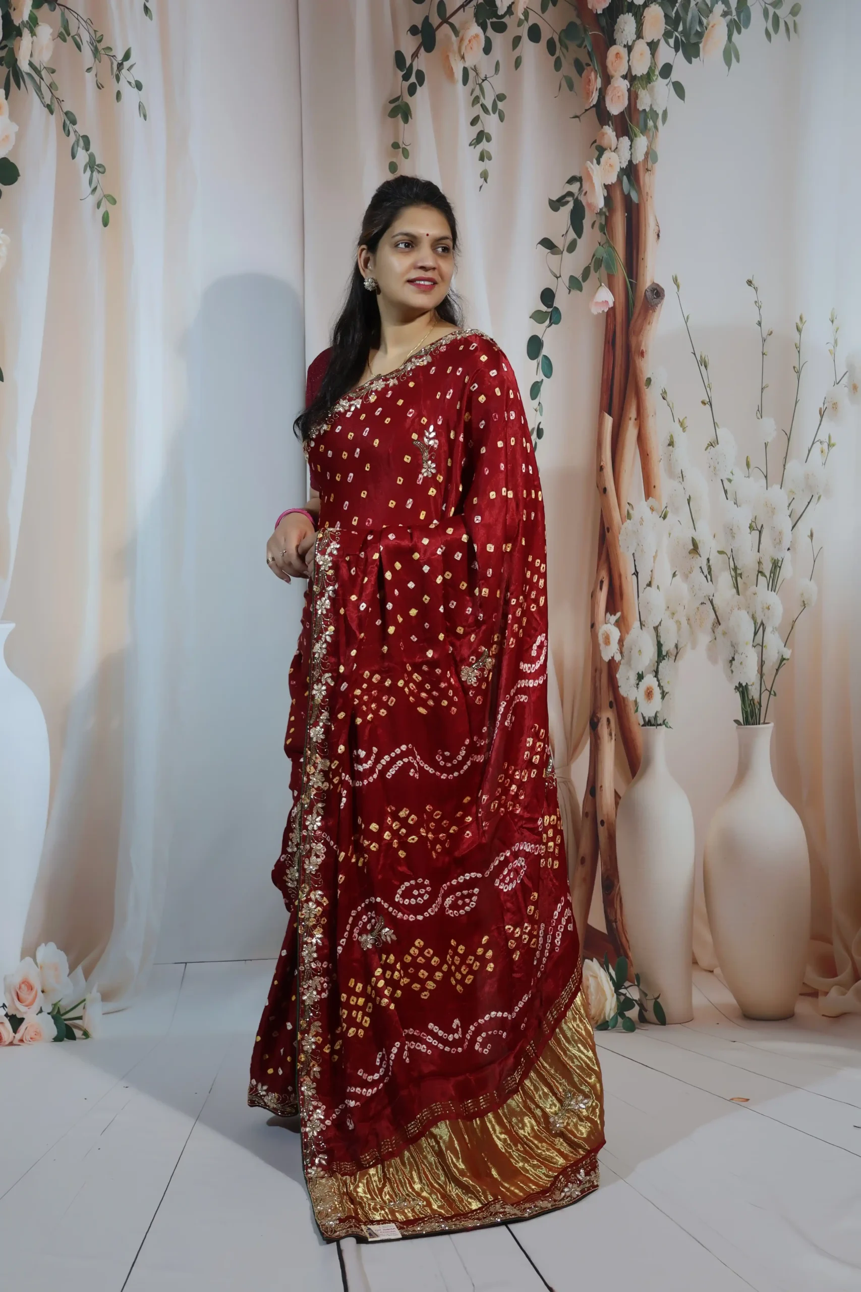 Bhandej Pattern Saree