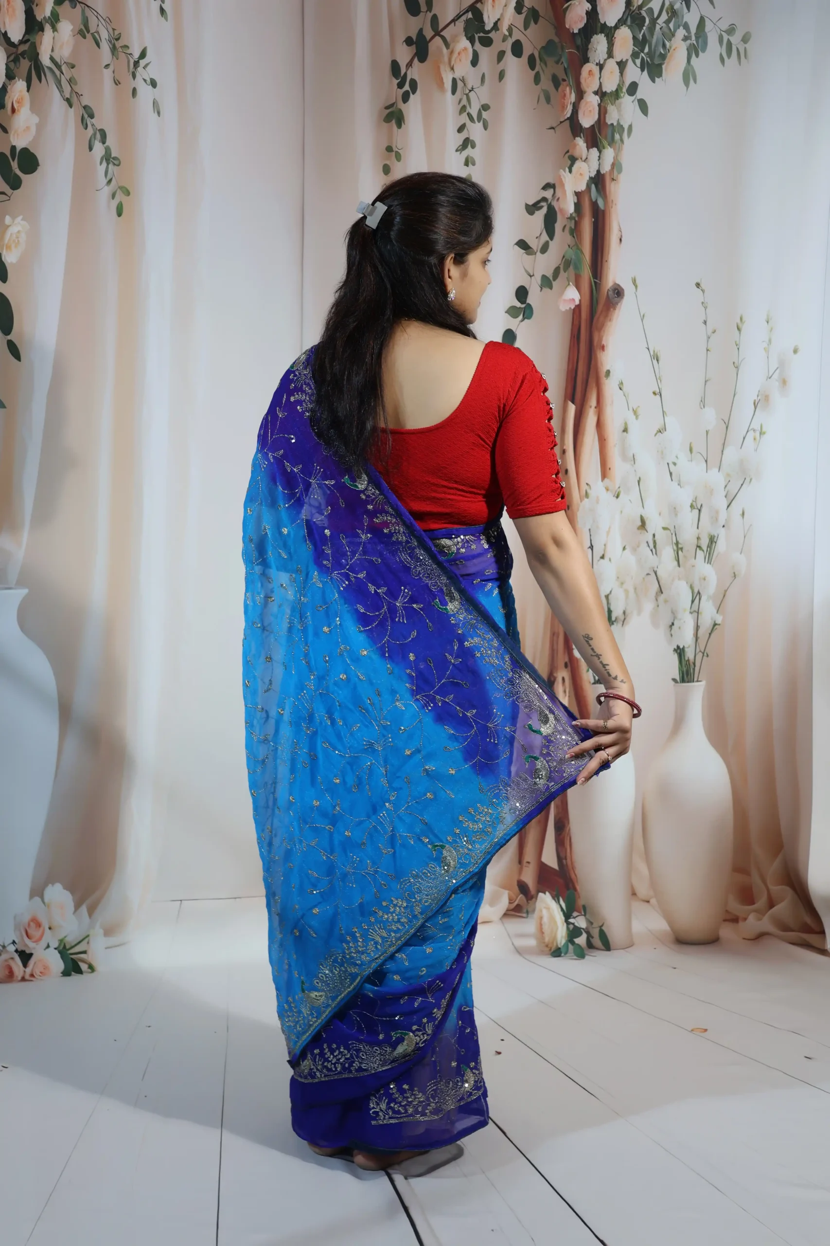 Designer Rajpooti Saree