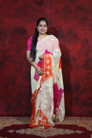 Kachhi Gotta Patti Saree