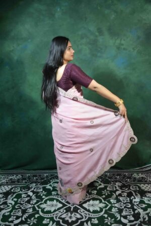 Festive Wear Embroidery Saree