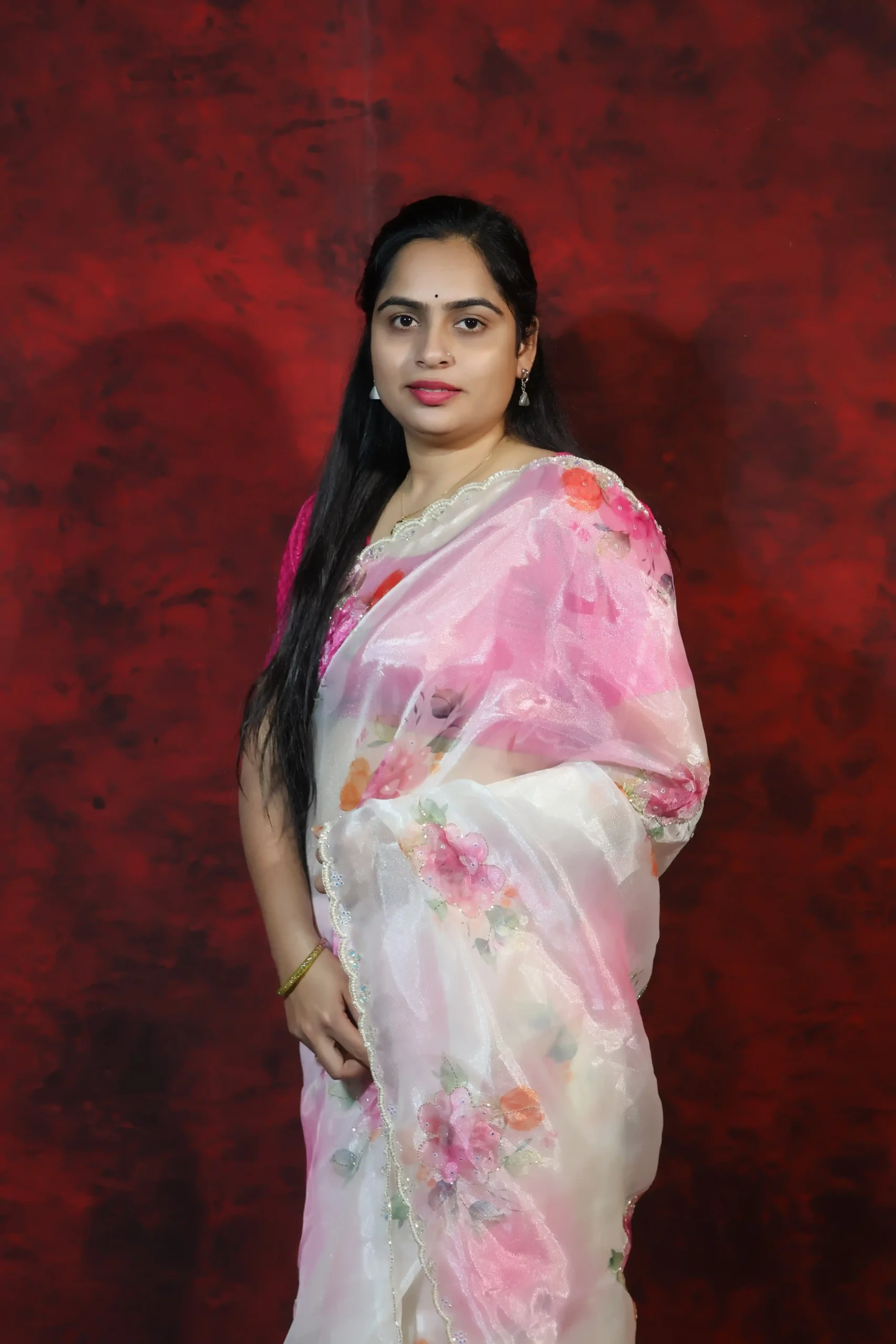 Cut Dana Work Saree