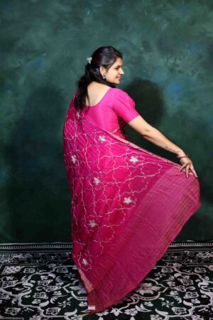 Cut Dana Work Saree