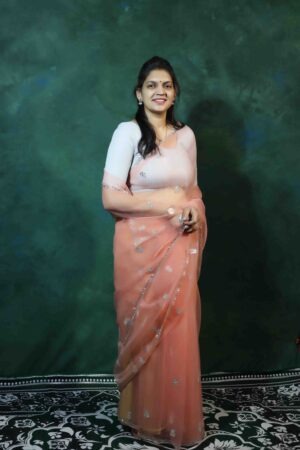 Designer Tissue Net Saree