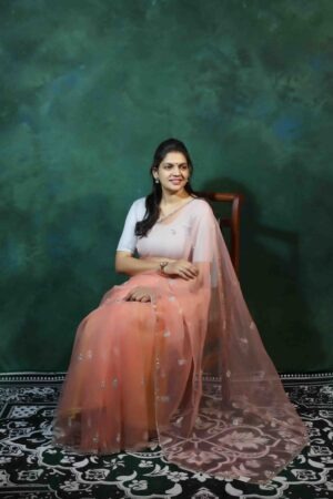 Floral Handwork Saree